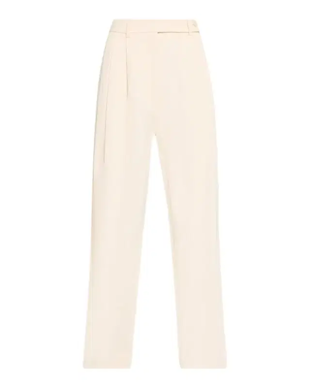 Co Pleated Viscose-Linen Pants