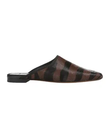 Vince Dakota Zebra Calf Hair Mules | Thumbnail 1