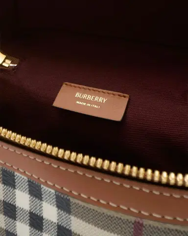 Burberry Mini Check Vanity Bag | Thumbnail 3 Burberry Mini Check Vanity Bag | Thumbnail 3