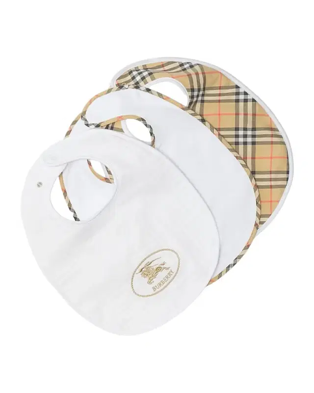 Burberry Baby 's 3-Pack Bib Set