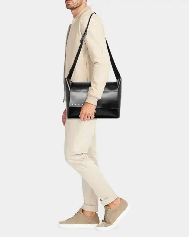 Marni Men's The New Logo Messenger Bag | Thumbnail 2