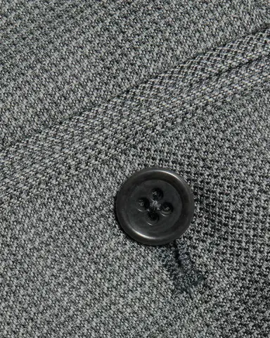Emporio Armani Men's Textured Virgin Wool Trousers | Thumbnail 6