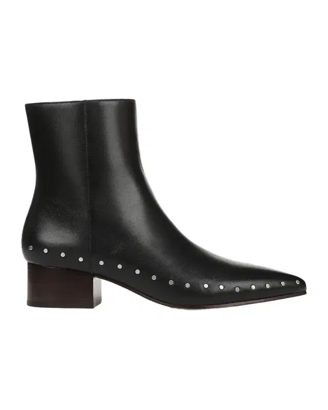 Vince August Studded Leather Ankle Boots