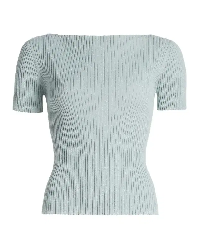 LESET Blake Rib-Knit T-Shirt