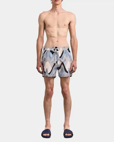 Frescobol Carioca Men 's Rio Printed Swim Shorts | Thumbnail 2