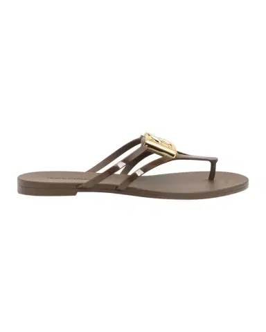 Dolce & Gabbana DG Jelly Flat Thong Sandals | Thumbnail 1 Dolce & Gabbana DG Jelly Flat Thong Sandals | Thumbnail 1
