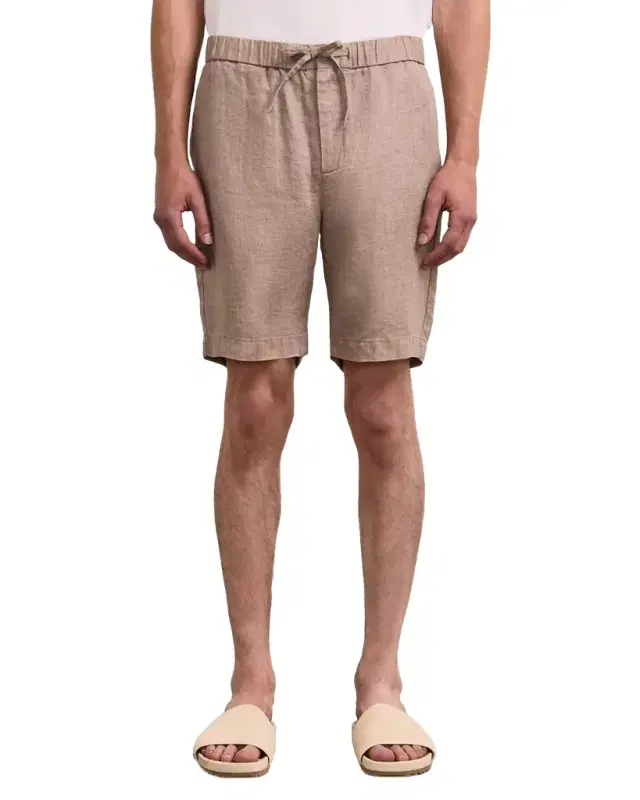 Frescobol Carioca Men 's Felipe Linen-Cotton Drawstring Shorts