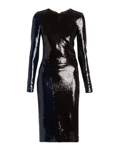 Tom Ford Sequined Long-Sleeve Midi Dress | Thumbnail 1