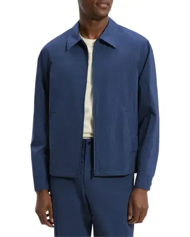 Theory Men's City Full-Zip Spread-Collar Jacket | Thumbnail 1 Theory Men's City Full-Zip Spread-Collar Jacket | Thumbnail 1