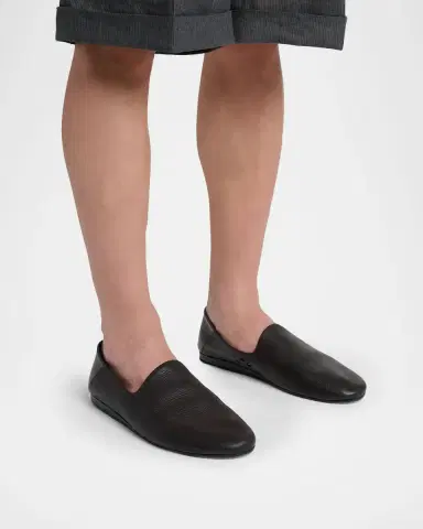 Jacquemus Men's ​Les Pantoufles Leather Flats | Thumbnail 2