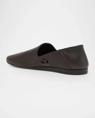 Jacquemus Men's ​Les Pantoufles Leather Flats | Thumbnail 4