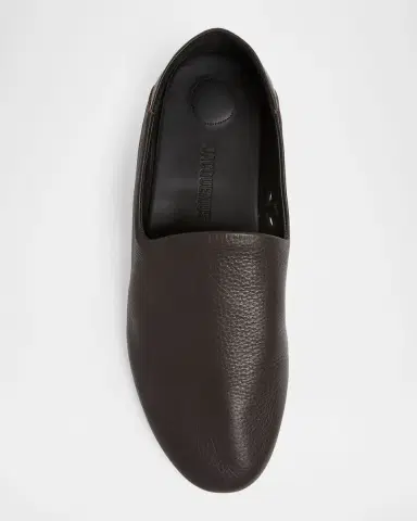 Jacquemus Men's ​Les Pantoufles Leather Flats | Thumbnail 6