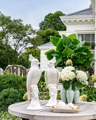 Chelsea House Cockatoo Ceramic Figurines, Set of 2 | Thumbnail 4 Chelsea House Cockatoo Ceramic Figurines, Set of 2 | Thumbnail 4