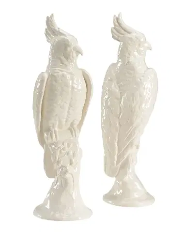Chelsea House Cockatoo Ceramic Figurines, Set of 2 | Thumbnail 1 Chelsea House Cockatoo Ceramic Figurines, Set of 2 | Thumbnail 1
