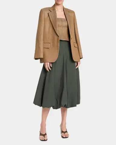 TWP Jillian Herringbone Linen-Blend Blazer | Thumbnail 2 TWP Jillian Herringbone Linen-Blend Blazer | Thumbnail 2