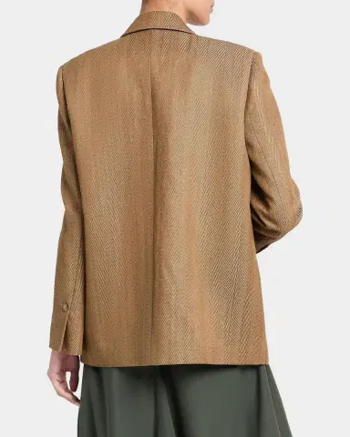 TWP Jillian Herringbone Linen-Blend Blazer | Thumbnail 3 TWP Jillian Herringbone Linen-Blend Blazer | Thumbnail 3
