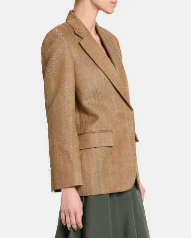 TWP Jillian Herringbone Linen-Blend Blazer | Thumbnail 6 TWP Jillian Herringbone Linen-Blend Blazer | Thumbnail 6