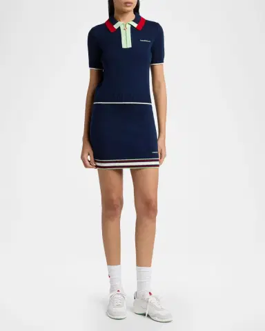 Casablanca Merino Wool Polo Shirt | Thumbnail 2 Casablanca Merino Wool Polo Shirt | Thumbnail 2