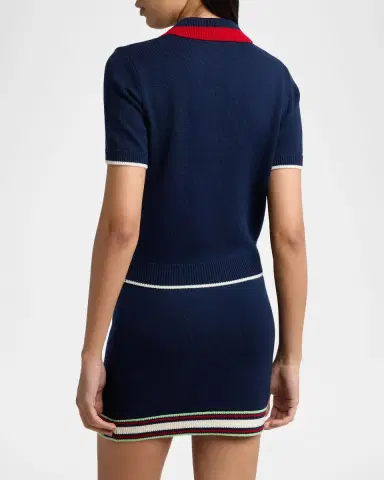 Casablanca Merino Wool Polo Shirt | Thumbnail 3 Casablanca Merino Wool Polo Shirt | Thumbnail 3