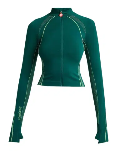 Casablanca Seamless Zip-Front Jacket | Thumbnail 1 Casablanca Seamless Zip-Front Jacket | Thumbnail 1
