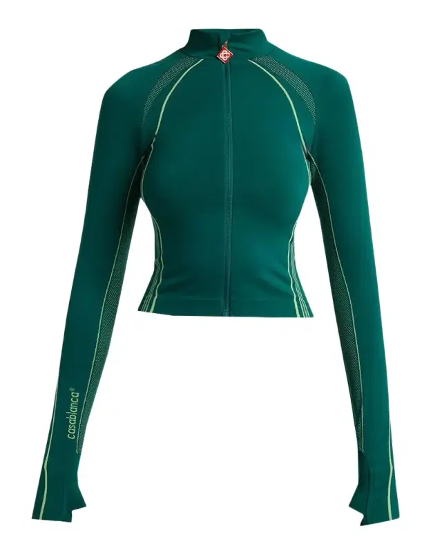 Casablanca Seamless Zip-Front Jacket