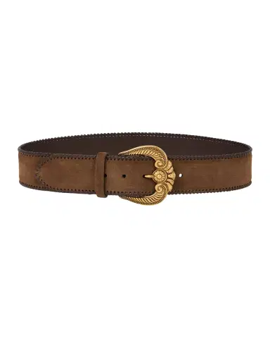 Etro Suede Belt with Paisley Buckle | Thumbnail 3