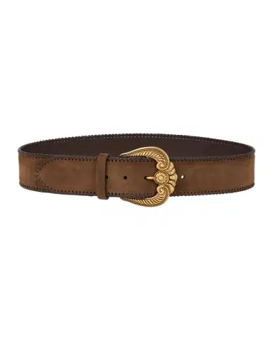 Etro Suede Belt with Paisley Buckle | Thumbnail 1