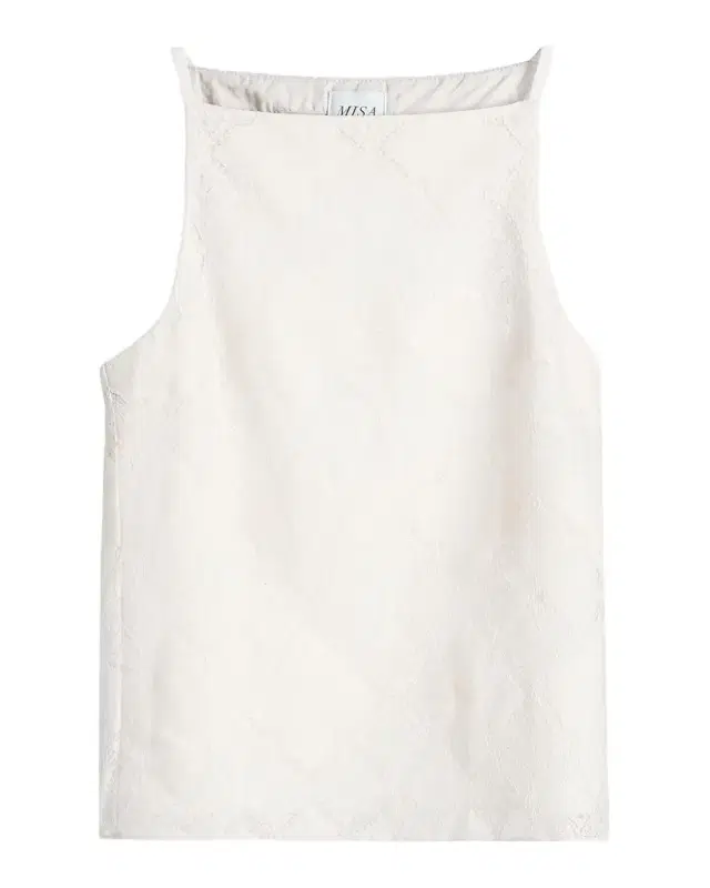 MISA Los Angeles Prisha Jacquard Boxy Sleeveless Top
