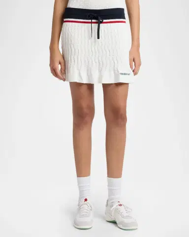 Casablanca Knit Tennis Mini Skirt | Thumbnail 4 Casablanca Knit Tennis Mini Skirt | Thumbnail 4