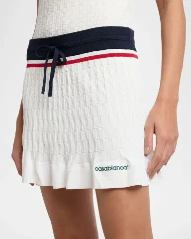 Casablanca Knit Tennis Mini Skirt | Thumbnail 5 Casablanca Knit Tennis Mini Skirt | Thumbnail 5