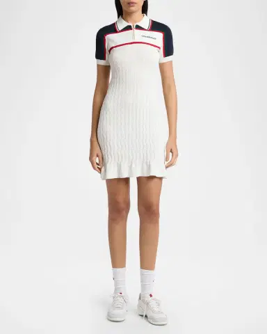 Casablanca Knit Tennis Polo Mini Dress | Thumbnail 2 Casablanca Knit Tennis Polo Mini Dress | Thumbnail 2