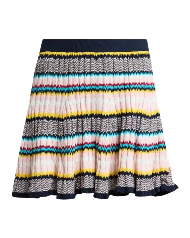 Casablanca Multicolor Knit Chevron Mini Skirt | Thumbnail 1