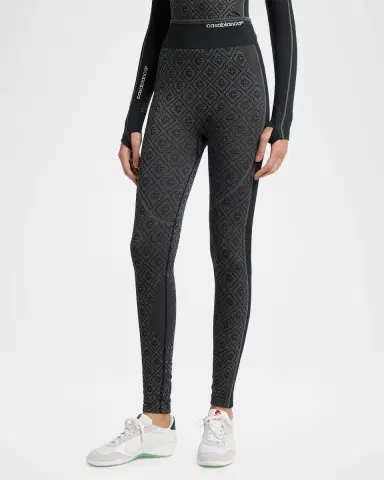 Casablanca Seamless Monogram Leggings | Thumbnail 4 Casablanca Seamless Monogram Leggings | Thumbnail 4