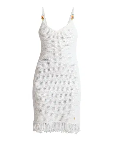 Casablanca Crochet Fringe Mini Dress | Thumbnail 1 Casablanca Crochet Fringe Mini Dress | Thumbnail 1