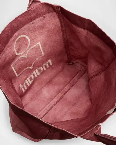 Isabel Marant Yenky Small Logo-Embroidered Tote Bag | Thumbnail 3 Isabel Marant Yenky Small Logo-Embroidered Tote Bag | Thumbnail 3