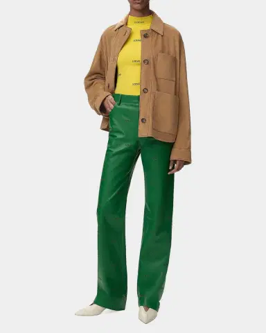 Loewe Workwear High-Low Suede Jacket | Thumbnail 2 Loewe Workwear High-Low Suede Jacket | Thumbnail 2