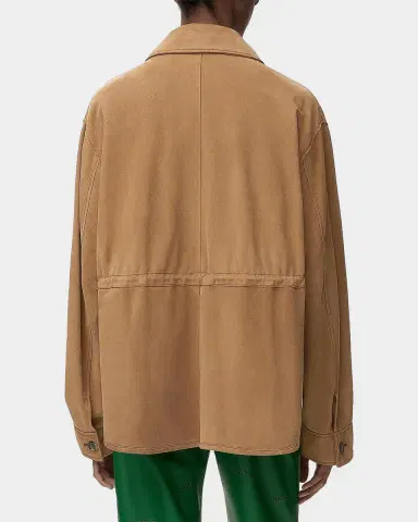Loewe Workwear High-Low Suede Jacket | Thumbnail 3 Loewe Workwear High-Low Suede Jacket | Thumbnail 3