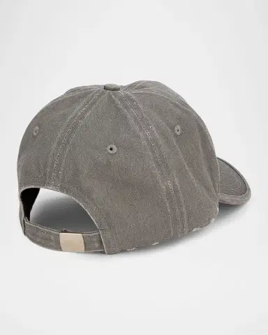 Maison Margiela Men 's Logo Cotton Baseball Hat | Thumbnail 2