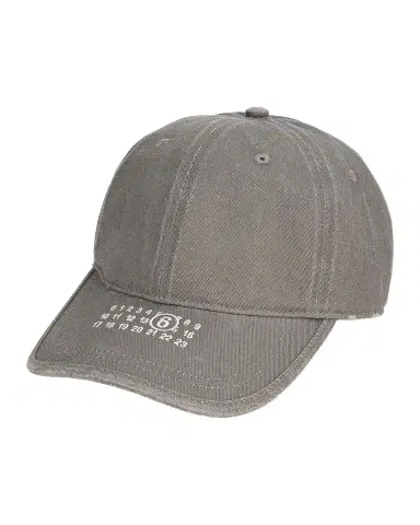 Maison Margiela Men 's Logo Cotton Baseball Hat | Thumbnail 3