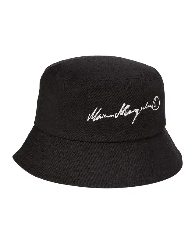 Maison Margiela Logo Cotton Bucket Hat