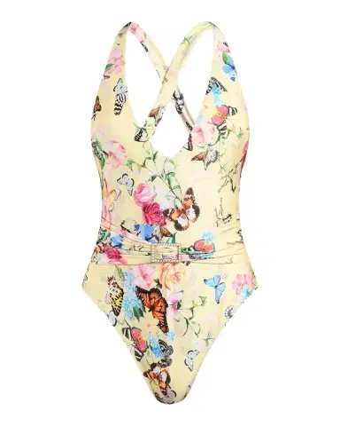 La Blanca Garden Butterflies Lisa Printed One-Piece Swimsuit | Thumbnail 1