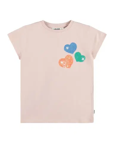Molo Girl's Ranva Sequin Heart Cotton T-Shirt, Size 8-16 | Thumbnail 1