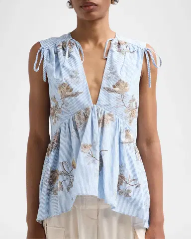 Aknvas Lamia Embroidered Poplin Top | Thumbnail 3 Aknvas Lamia Embroidered Poplin Top | Thumbnail 3