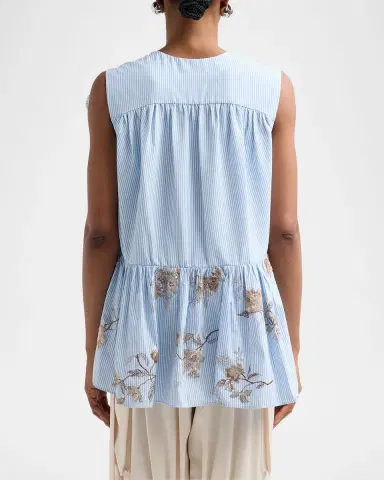 Aknvas Lamia Embroidered Poplin Top | Thumbnail 4 Aknvas Lamia Embroidered Poplin Top | Thumbnail 4