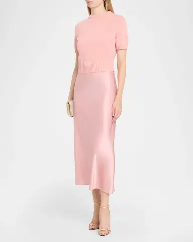 Toccin Fleur Combo Midi Dress | Thumbnail 4 Toccin Fleur Combo Midi Dress | Thumbnail 4