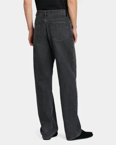 Jil Sander Men 's Straight-Leg Denim Trousers | Thumbnail 3
