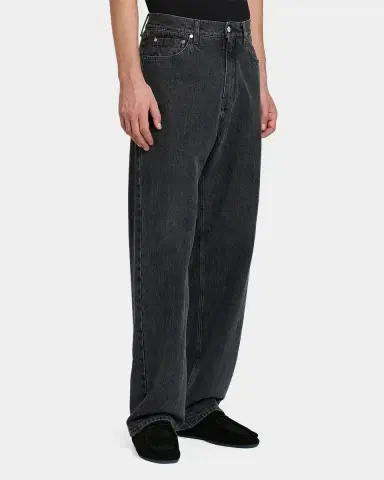 Jil Sander Men 's Straight-Leg Denim Trousers | Thumbnail 4