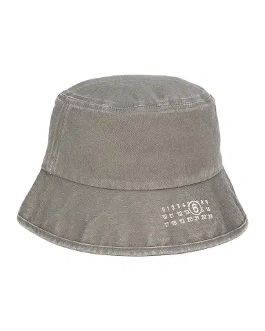 Maison Margiela Men 's Logo Cotton Bucket Hat | Thumbnail 3
