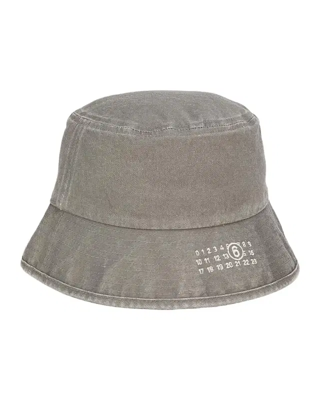 Maison Margiela Men 's Logo Cotton Bucket Hat