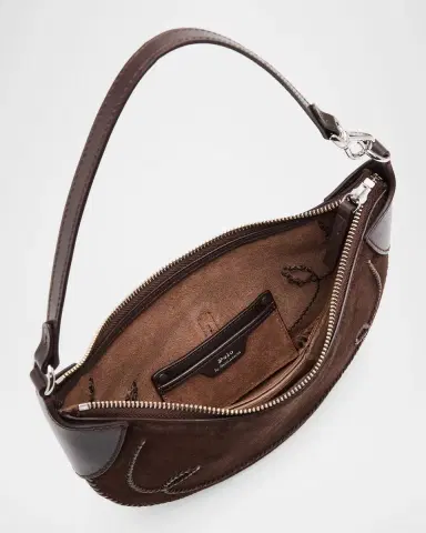Polo Ralph Lauren Polo ID Western Suede Shoulder Bag | Thumbnail 4 Polo Ralph Lauren Polo ID Western Suede Shoulder Bag | Thumbnail 4